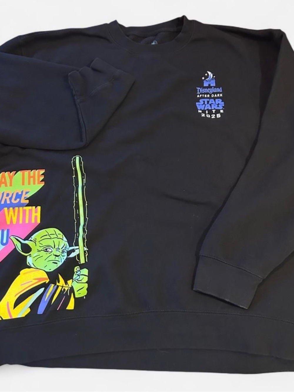 Disneyland After Dark Star Wars Nite 2025 Yoda Sweatshirt